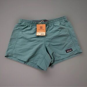 Patagonia Kids Girls Baggies Shorts Subtidal Blue Size Large